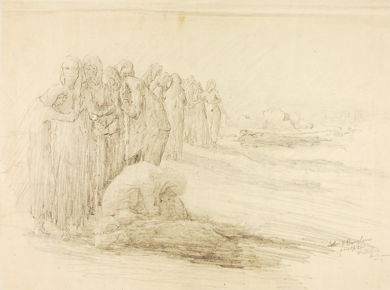 Rouw door Solon H. Borglum