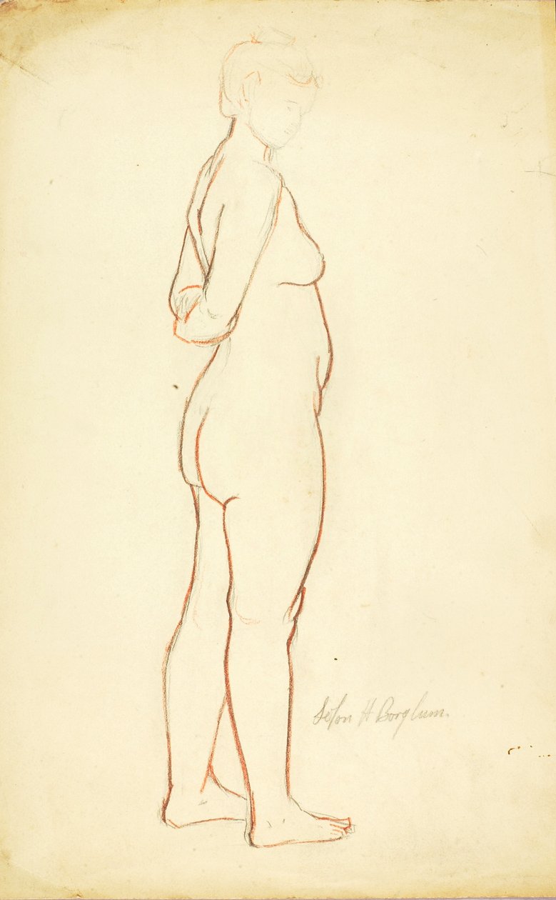 Naakt door Solon H. Borglum