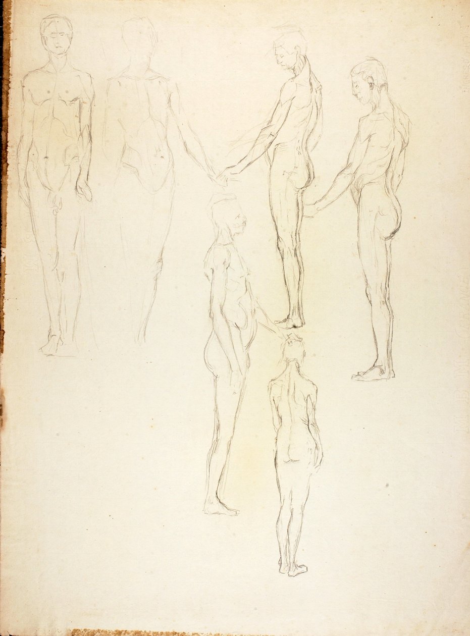 Naakt door Solon H. Borglum