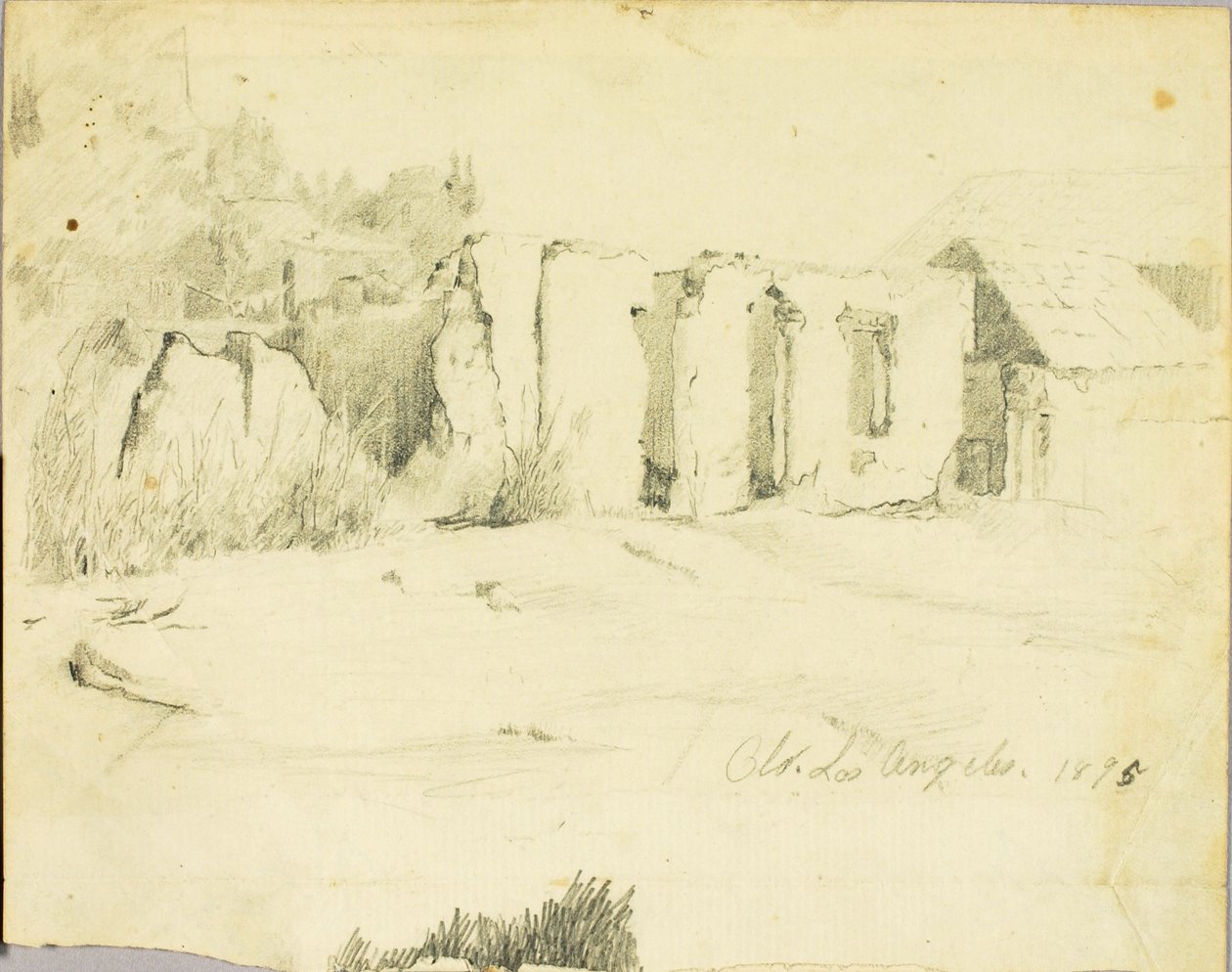 Oud Los Angeles door Solon H. Borglum