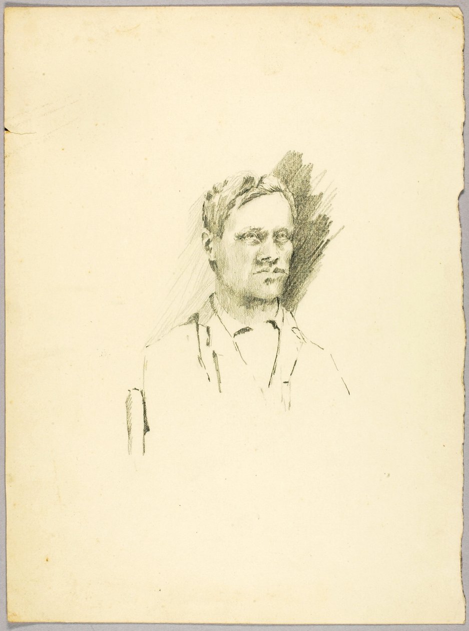Portretstudie door Solon H. Borglum