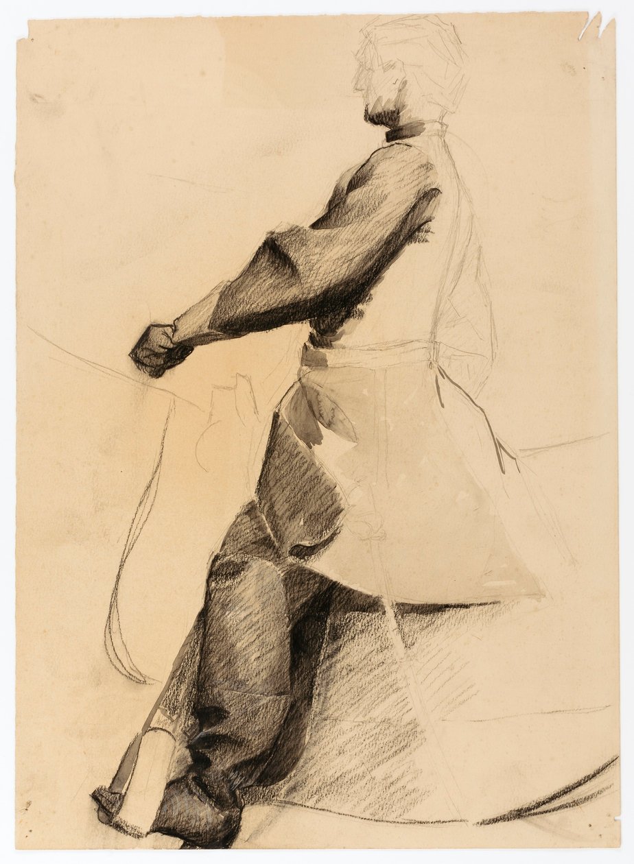 Studie voor een ruitermonument door Solon H. Borglum