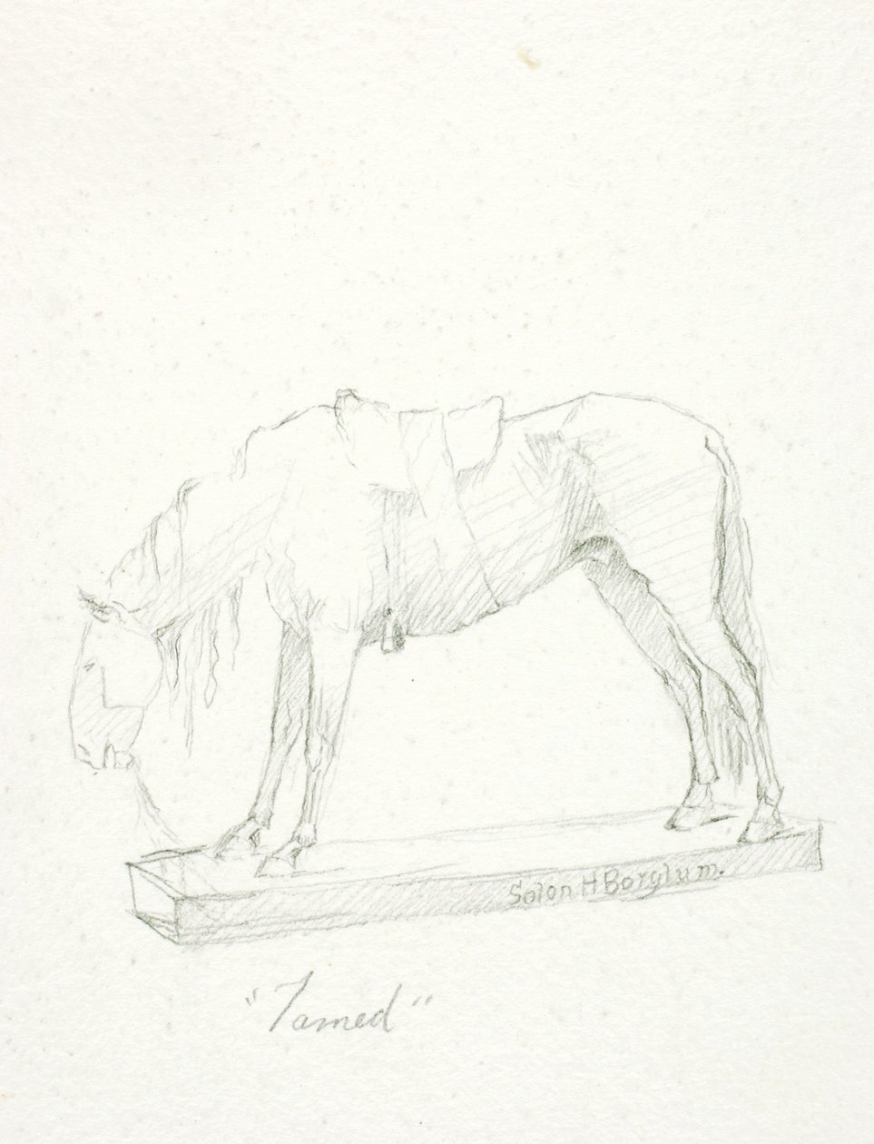 Getemd door Solon H. Borglum