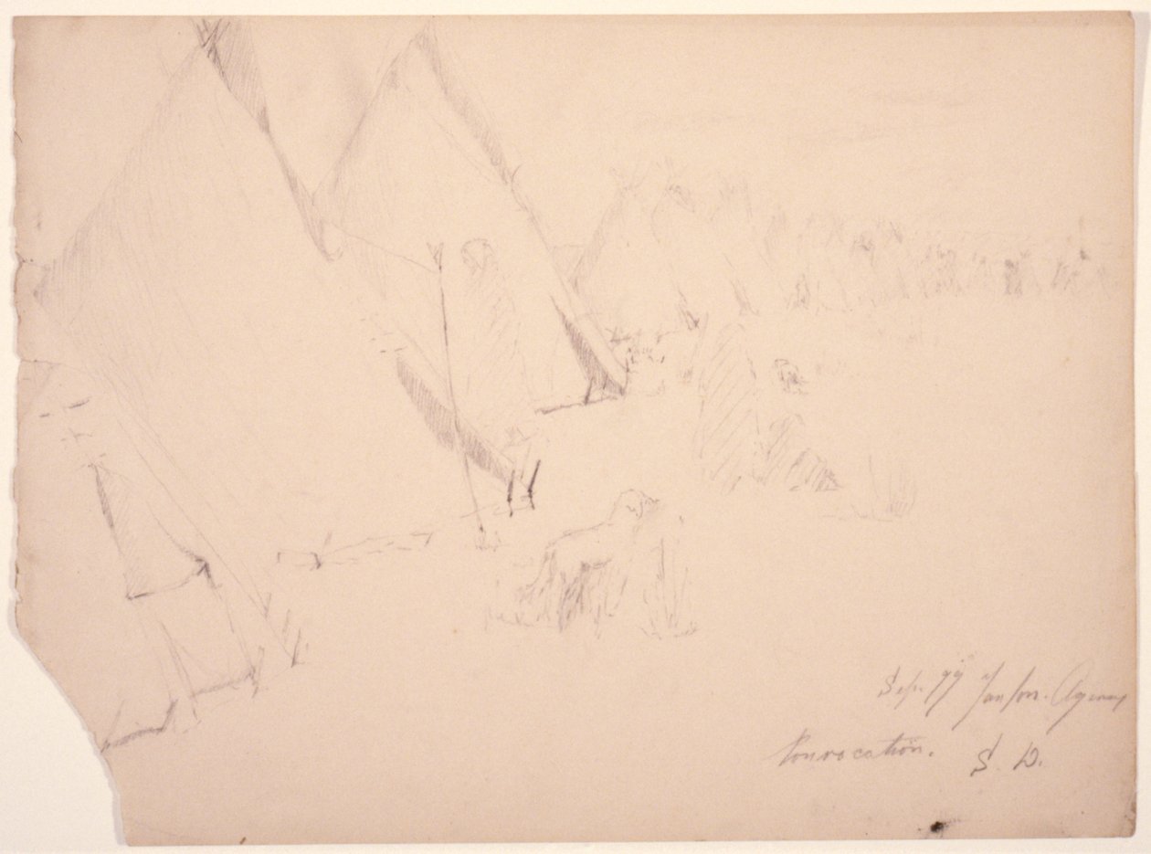 Agentschap Yankton door Solon H. Borglum