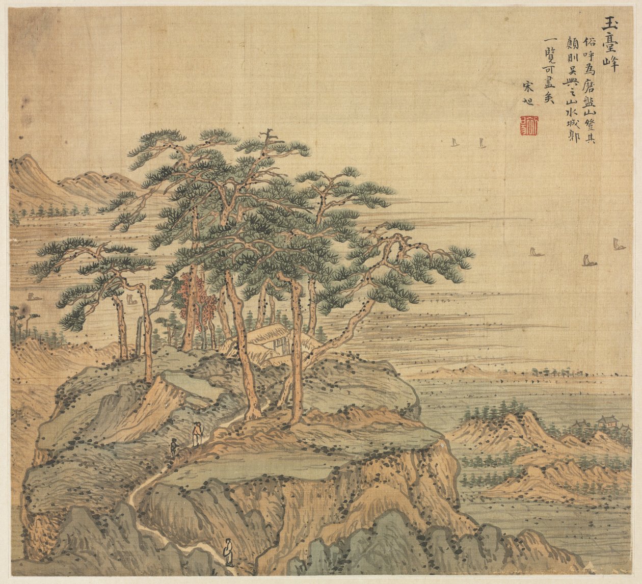 Yutai Piek Jade Terras Piek, 1500s door Song Xu