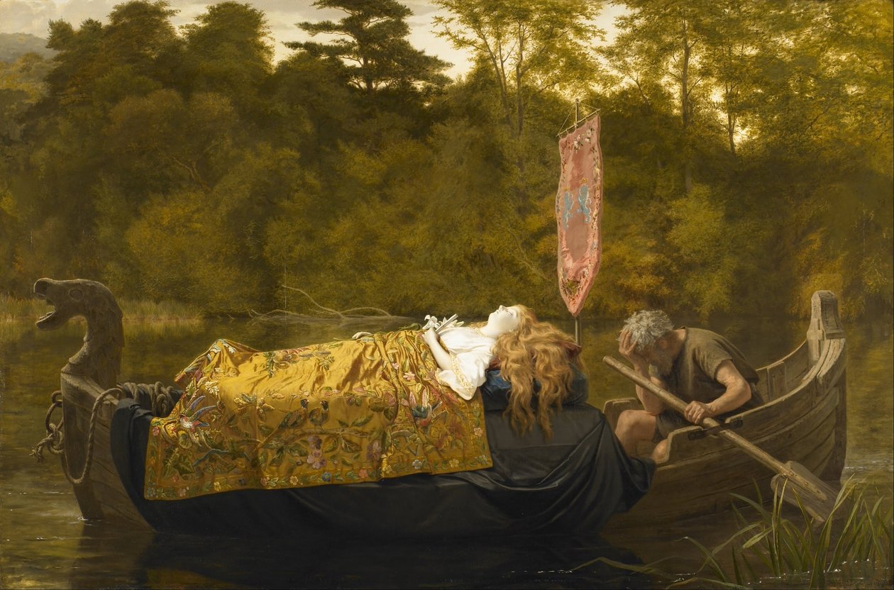 Elaine door Sophie Gengembre Anderson