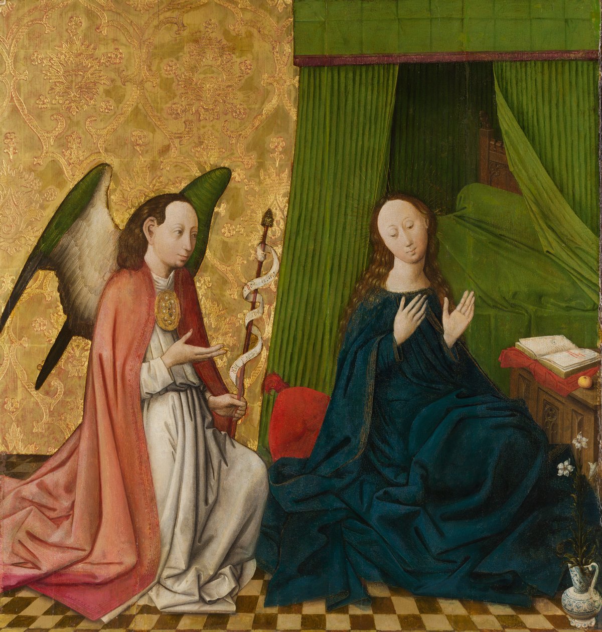 De annunciatie door South Netherlandish Painter