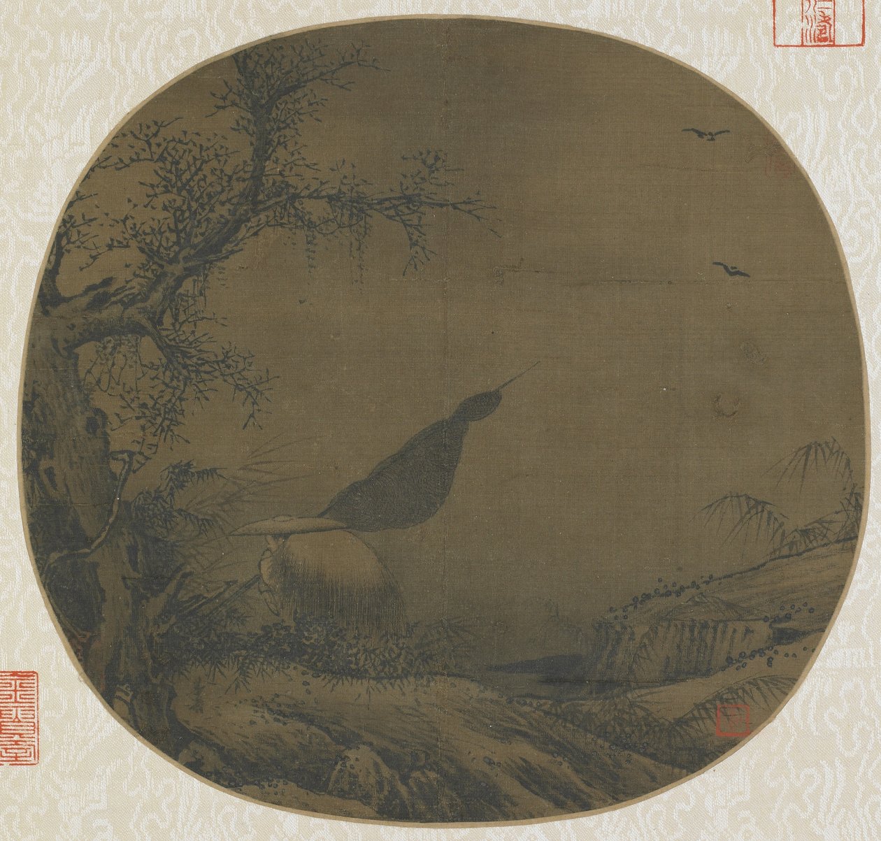 Terugkerende visser bedekt met sneeuw, late 12e-vroege 13e eeuw door Southern Song Dynasty Chinese School