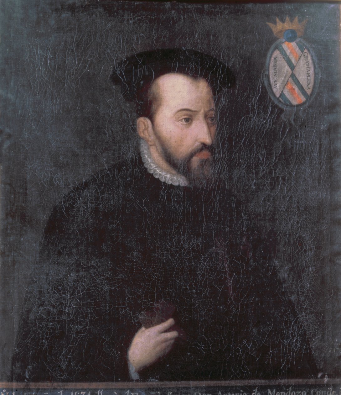 Portret van Antonio de Mendoza, ca. 1534 door Spanish School