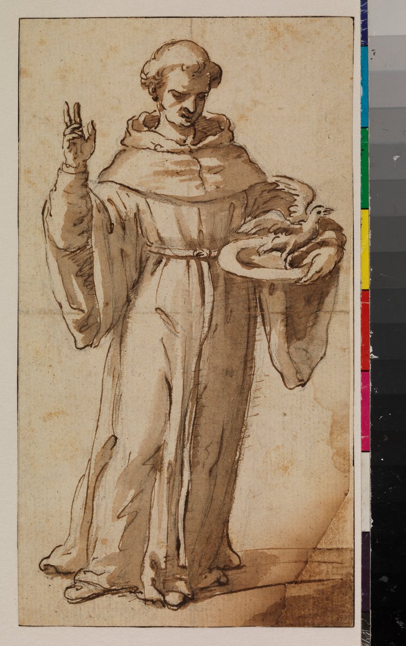 Sint Nicolaas van Tolentino door Spanish School