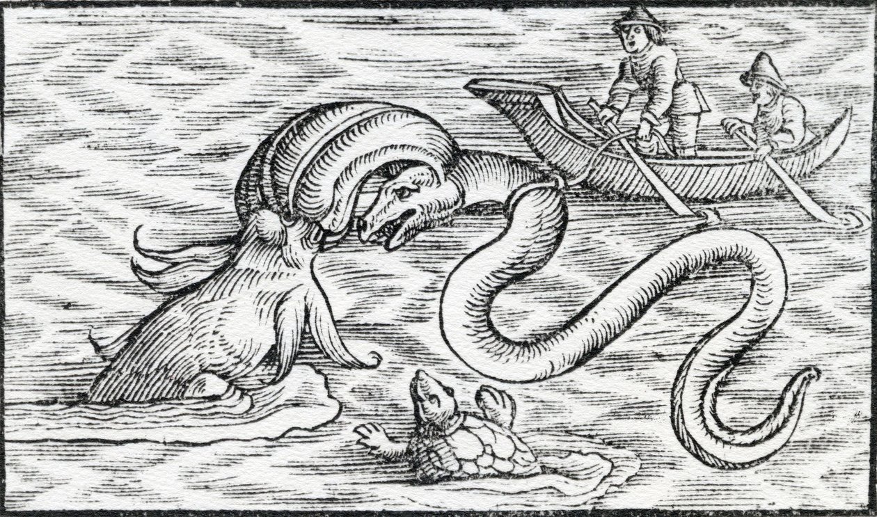 Zee monsters, 1511 door Spanish School