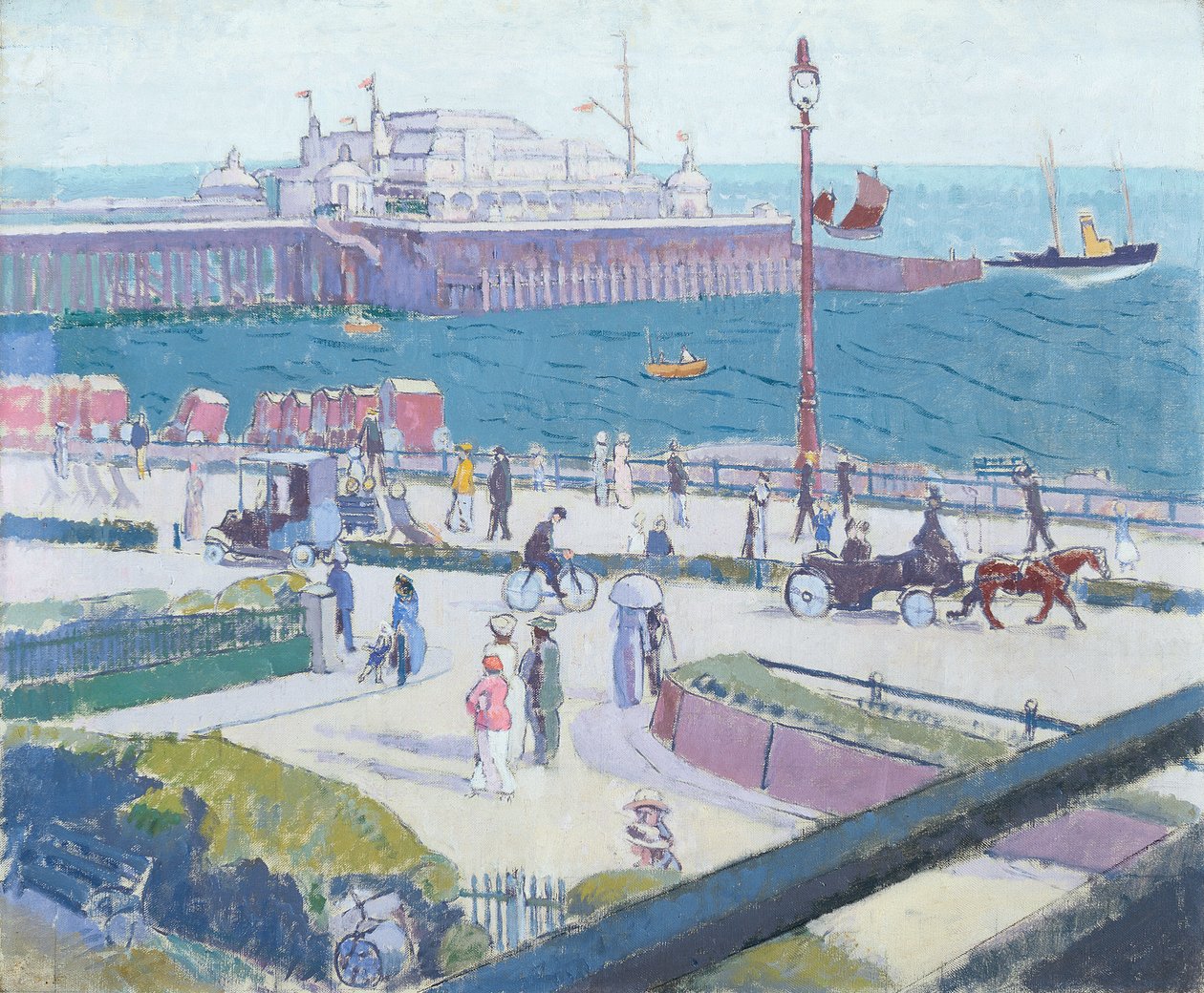 Brighton Pier, 1913 door Spencer Frederick Gore