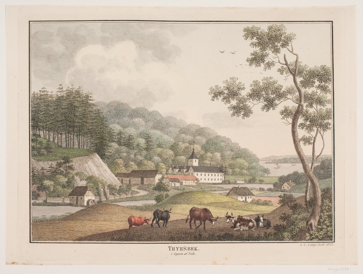 Thyrsbæk in de omgeving van Vejle door Søren L. Lange