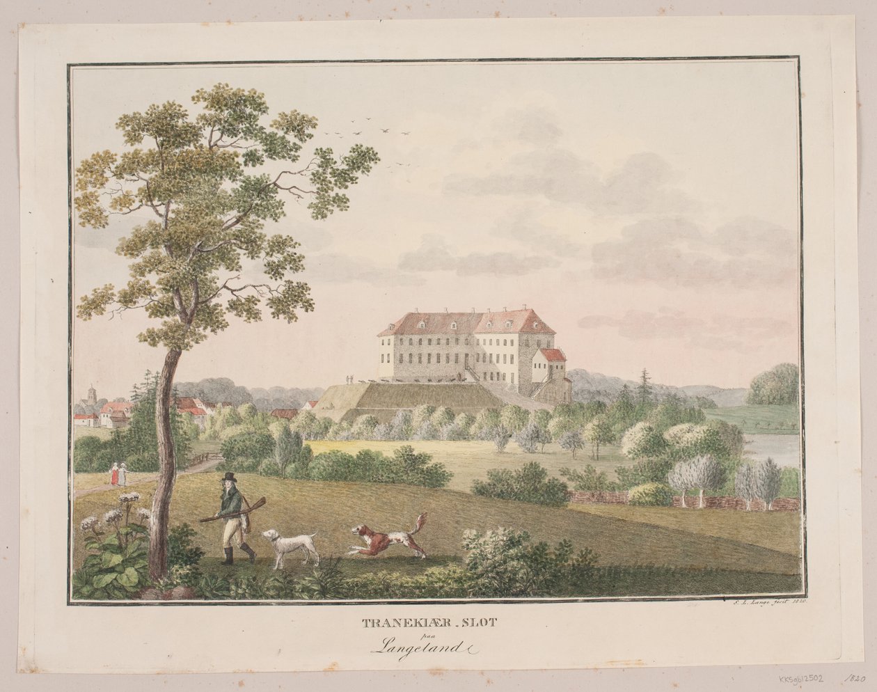 Tranekær Kasteel op Langeland door Søren L. Lange
