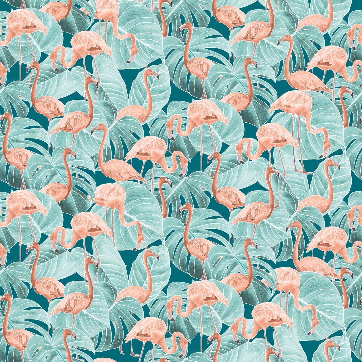 Flamingopatroon, 2020 door Stacy Hsu