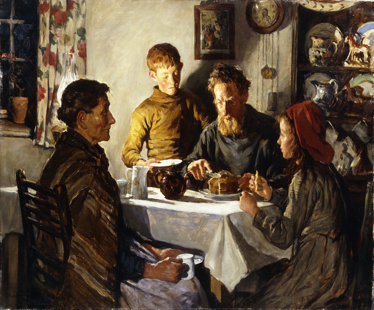 De saffraantaart door Stanhope Alexander Forbes