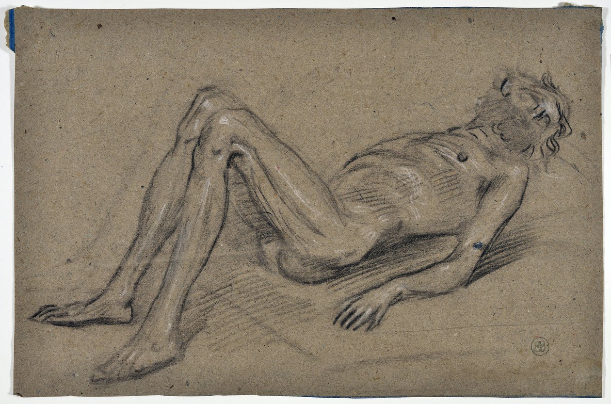 Studie van een bebaarde man door Stanislas Torrents y de Amat