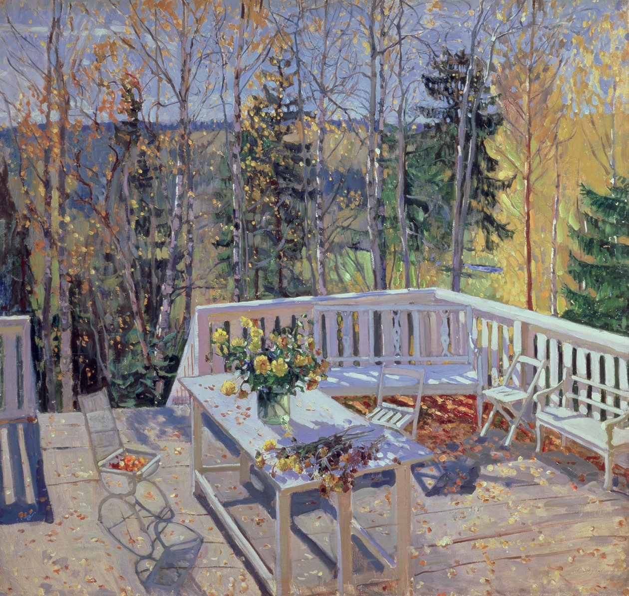 Verlaten Terras door Stanislav Schukovsky