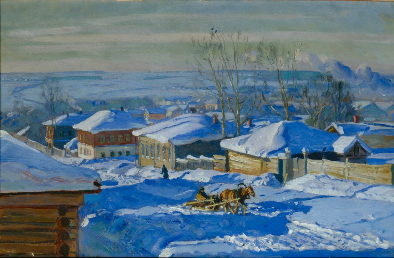 Winter, 1915 door Stanislav Julianovic Zukovskij