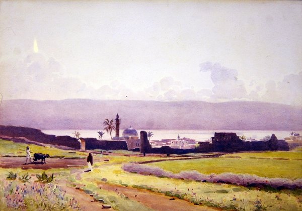 Binnen de muren van Tiberius, c.1905 door Stanley Inchbold