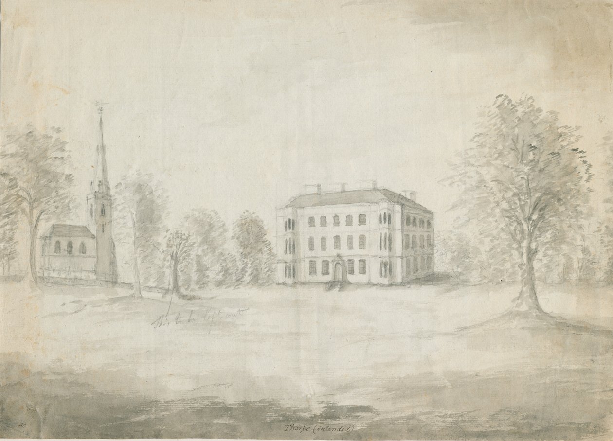 Thorpe Constantine Kerk en Hall door Stebbing Shaw