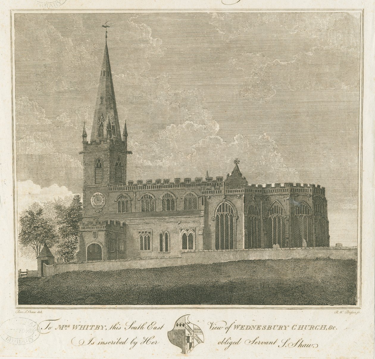 Wednesbury Kerk door Stebbing Shaw