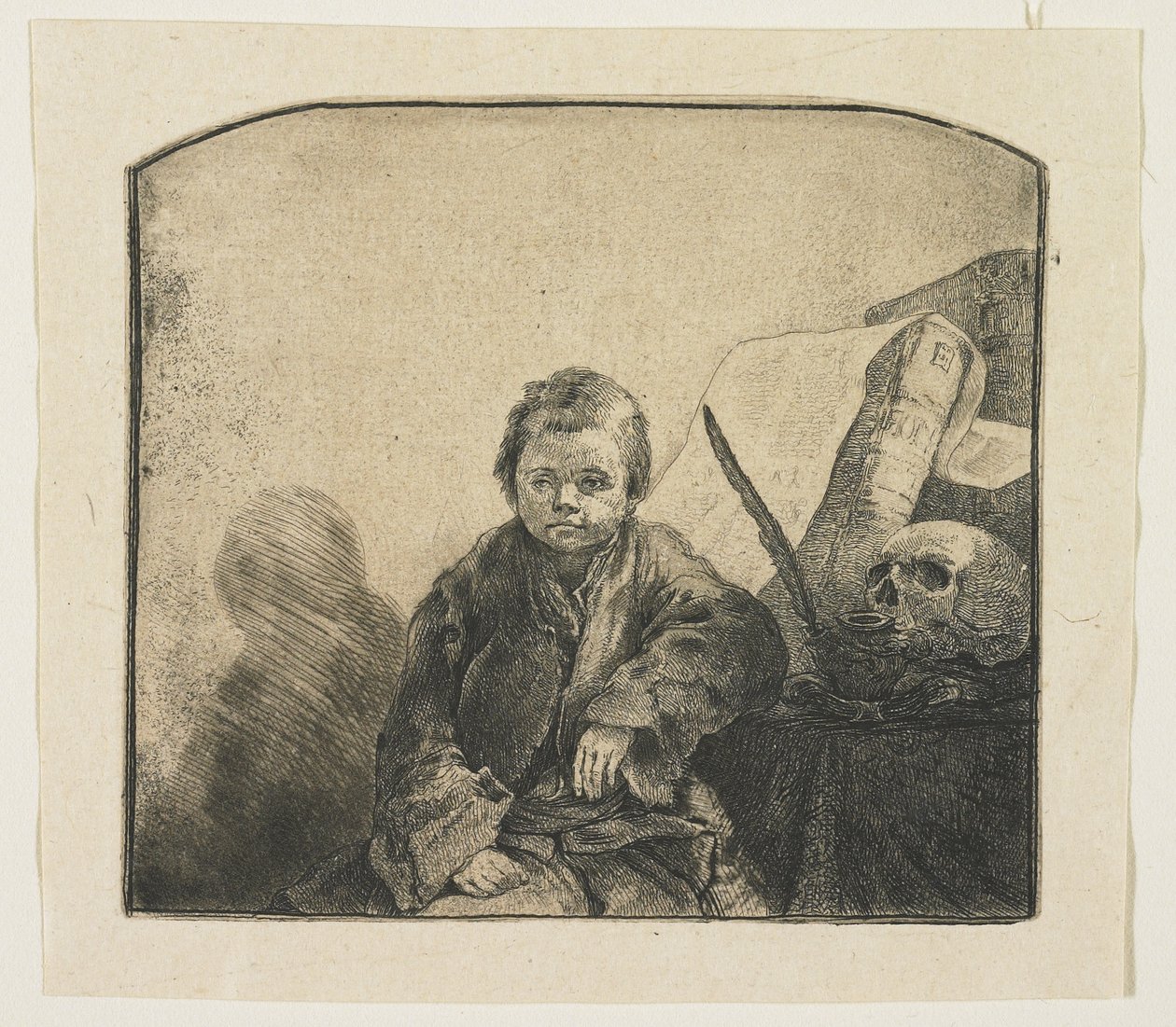 De kleine filosoof door Stefan Juliusz Norblin de la Gourdaine