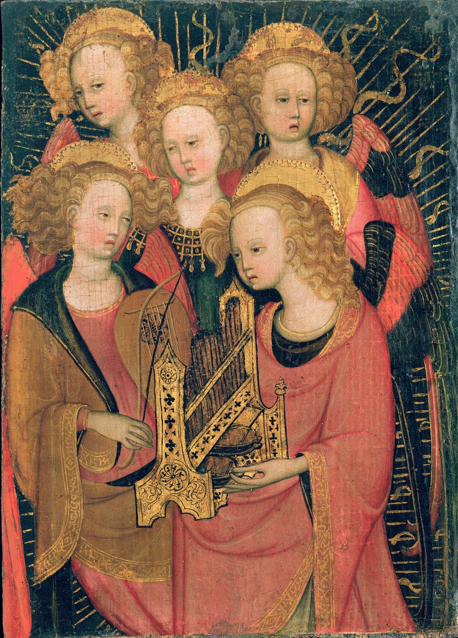 Engel muzikanten door Stefano di Giovanni da Verona