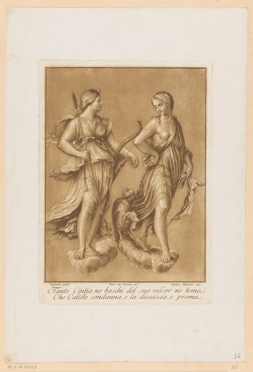 Diana en Callisto door Stefano Mulinari