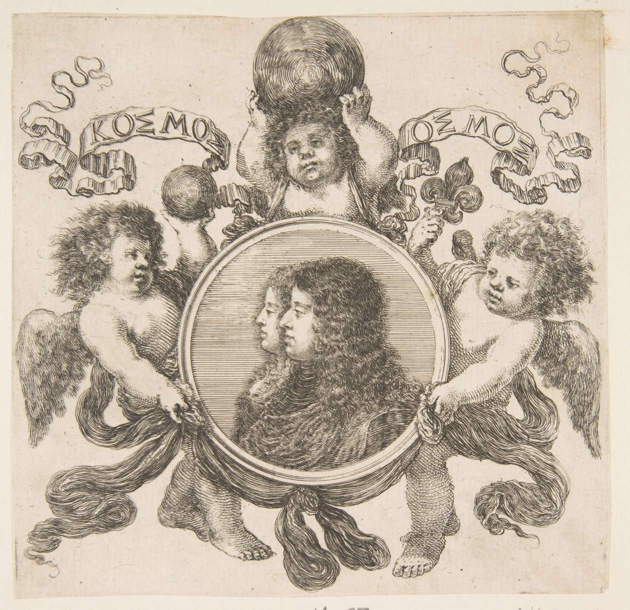Cosimo de Medici, Prins van Toscane, en zijn vrouw, Marguerite Louise d