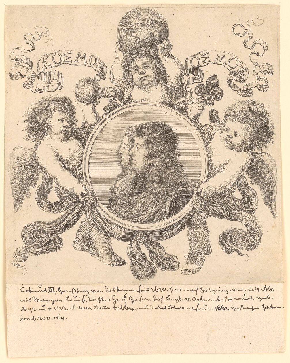Portret van prins Cosimo III de