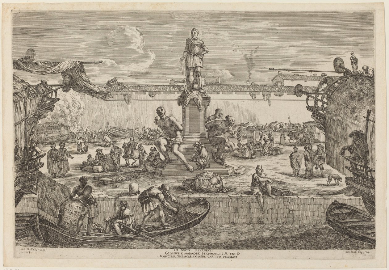 Standbeeld van Ferdinand I door Stefano della Bella