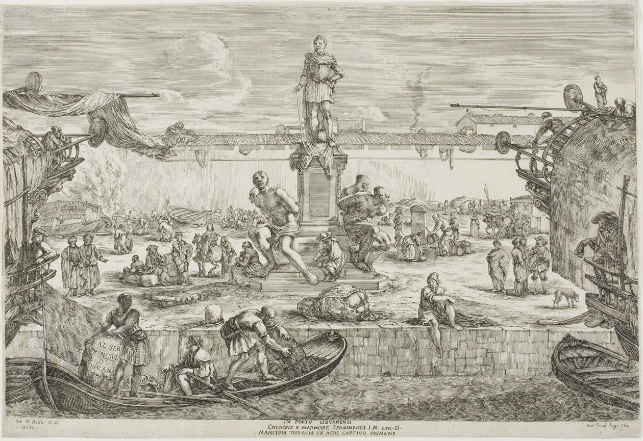 Standbeeld van Ferdinand I, groothertog van Toscane door Stefano della Bella