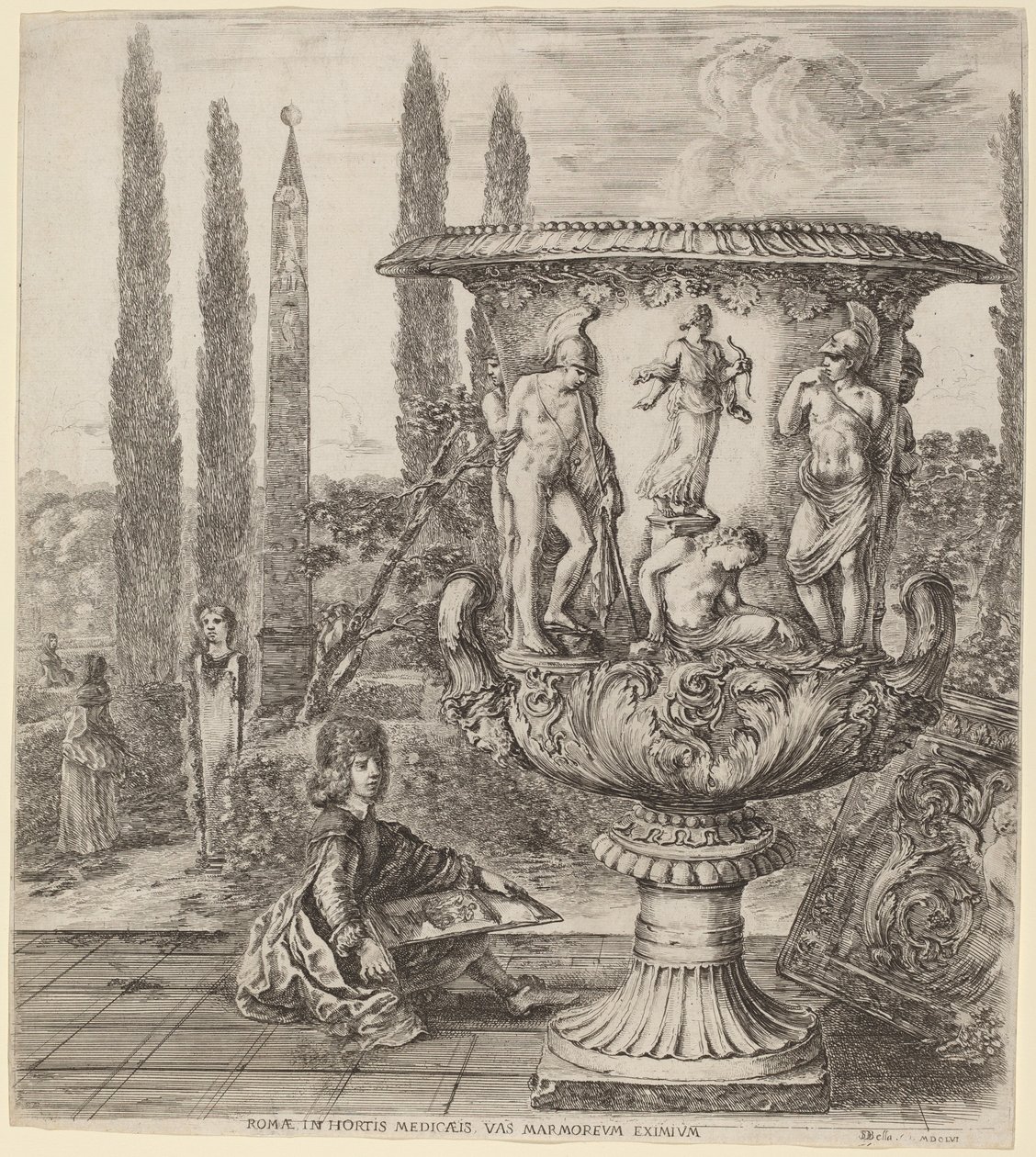 De Vaas van de Medici door Stefano della Bella