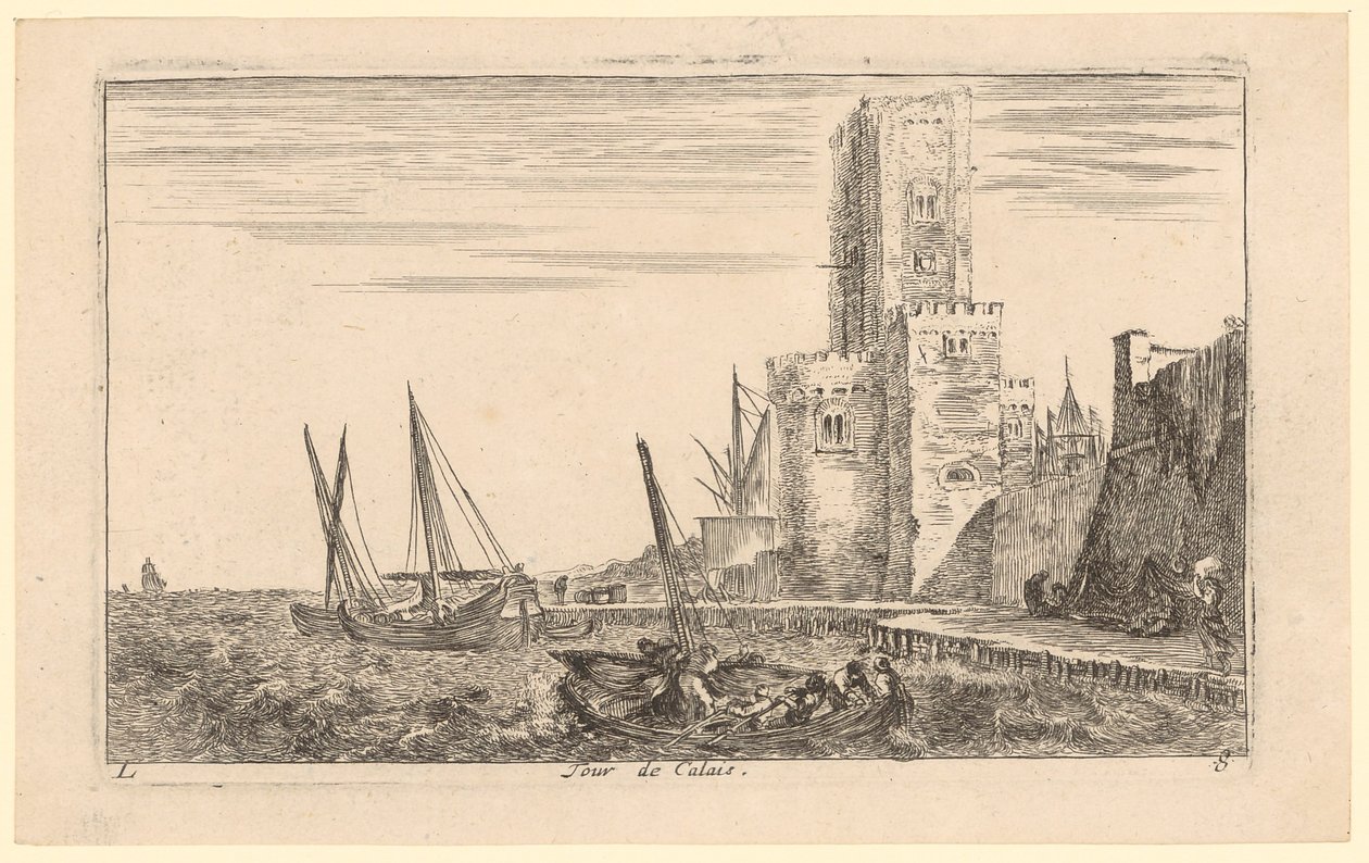 Toren van Calais door Stefano della Bella