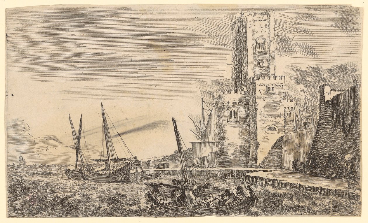 Toren van Calais door Stefano della Bella