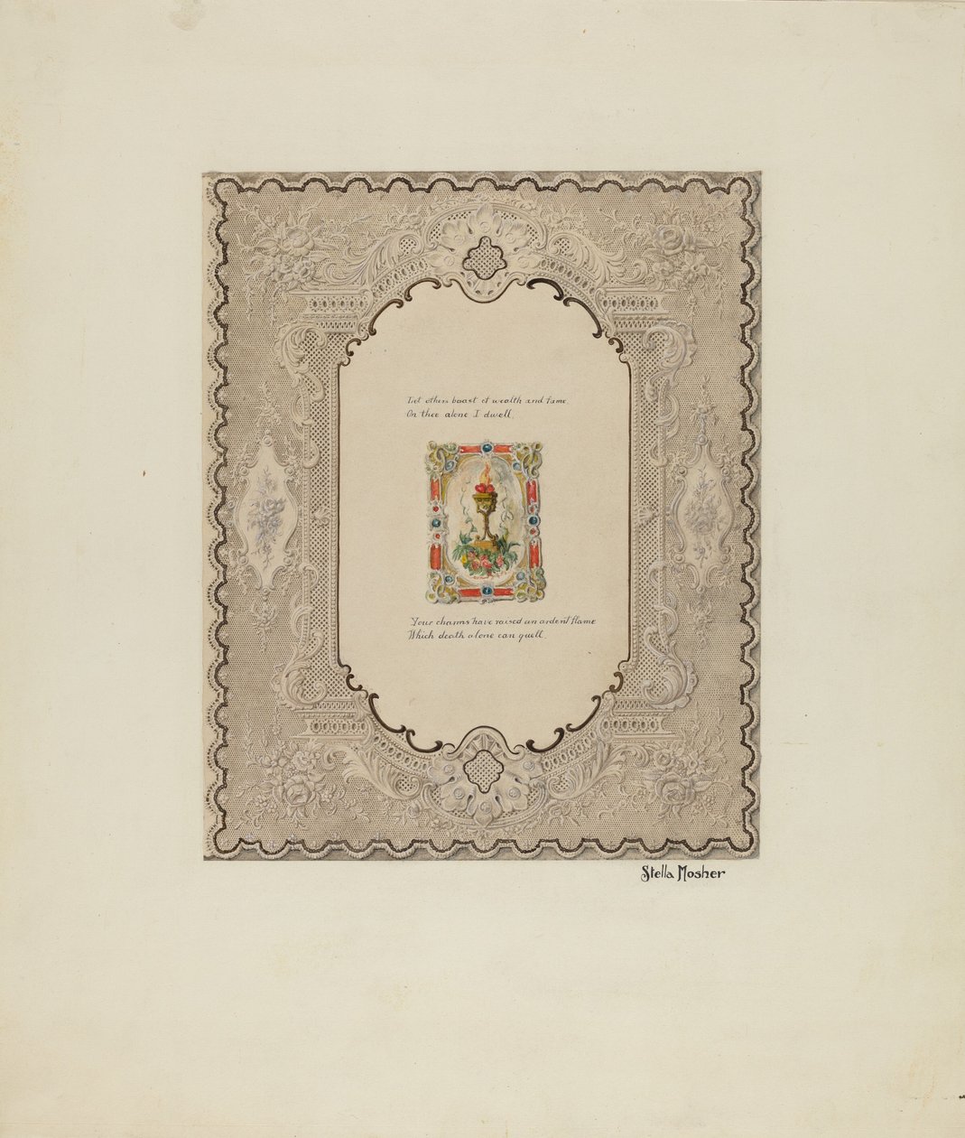 Valentijn, ca. 1941 door Stella Mosher