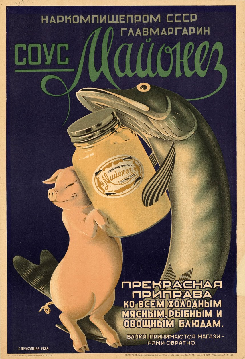 Mayonaisesaus, 1938 door Stepan Stepanovich Prokoptsev