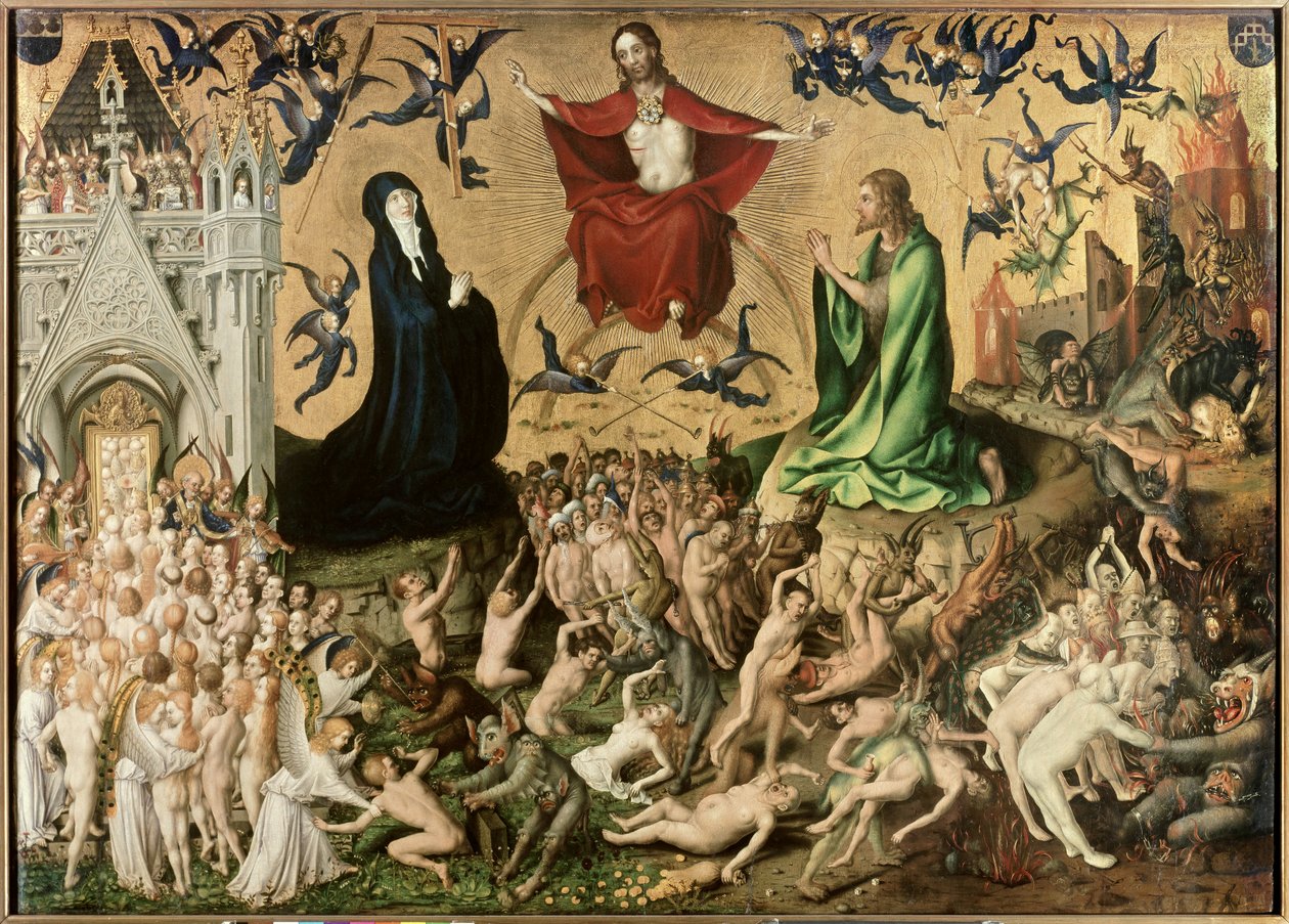 Laatste oordeel, ca. 1435 door Stephan Lochner