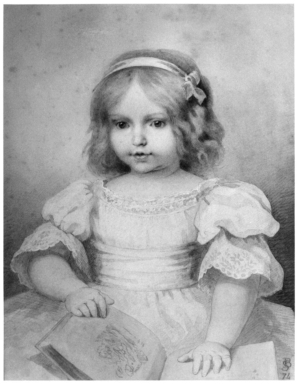Colette 18 maanden oud, 1875 door Stephane Baron