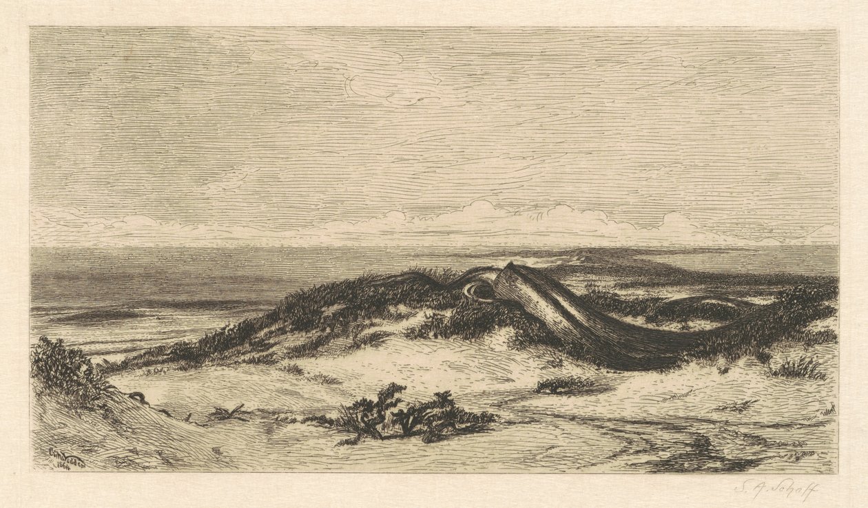 De Zeeslang door Stephen Alonzo Schoff, after Elihu Vedder
