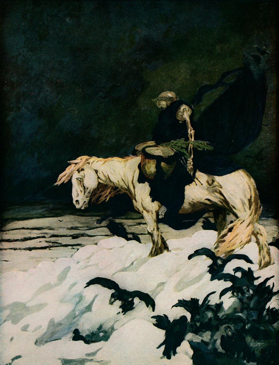 De terugtocht uit Moskou, 1911, 1918 door Stephen Baghot de la Bere