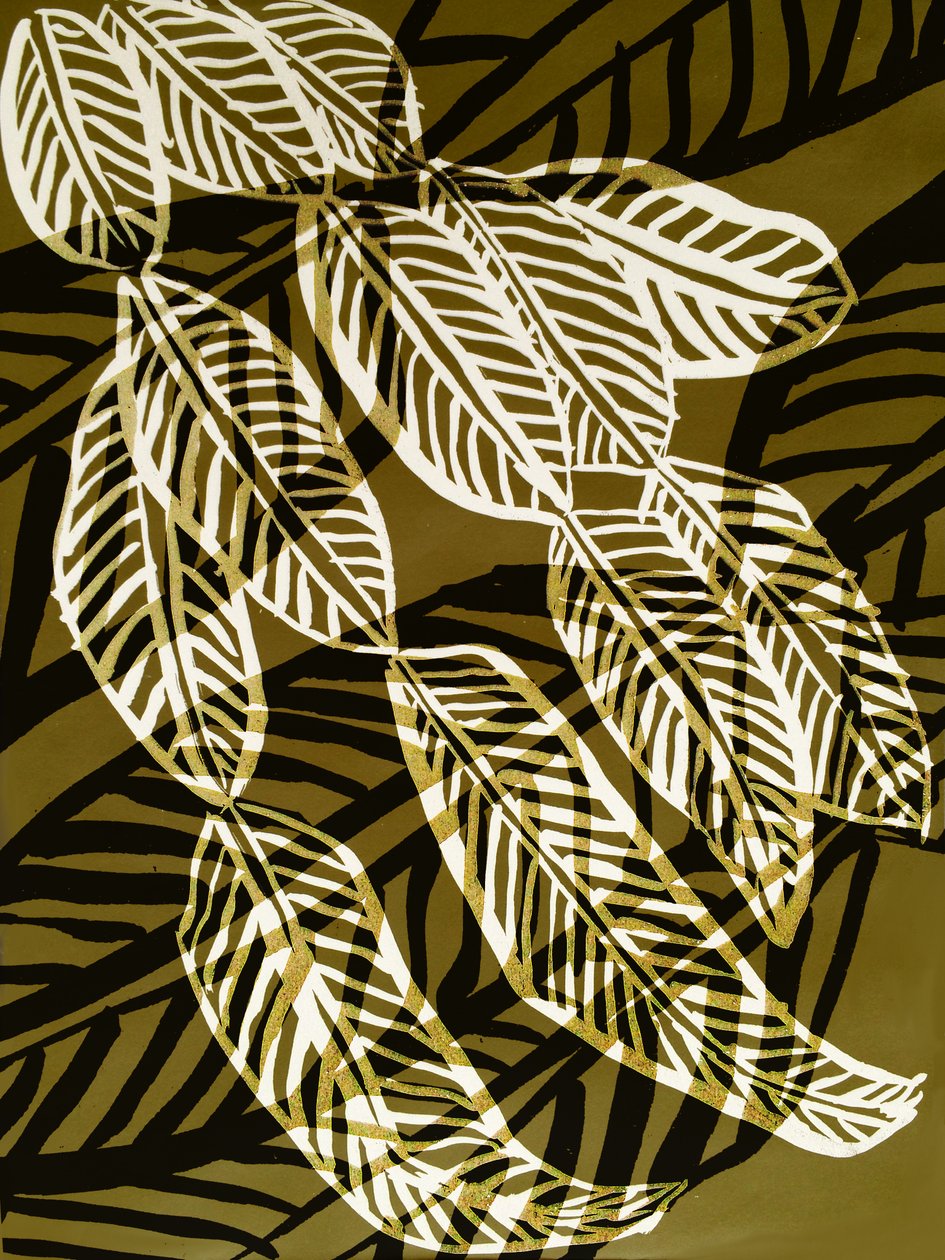 Cascadeblad I, 2018 (digitaal) door Stephen Dow