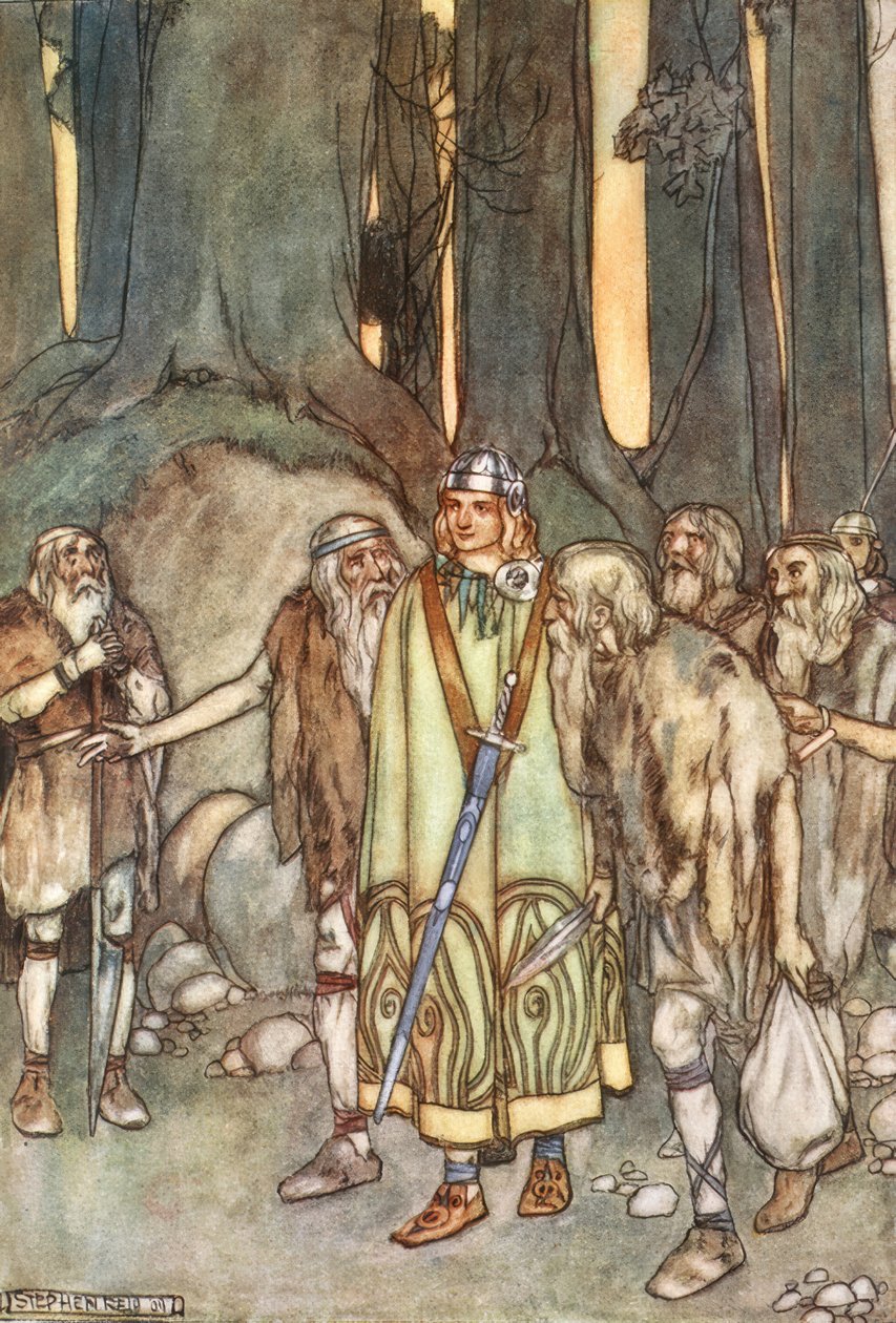 En die nacht was er feest en vreugde in de eenzame hut door Stephen Reid