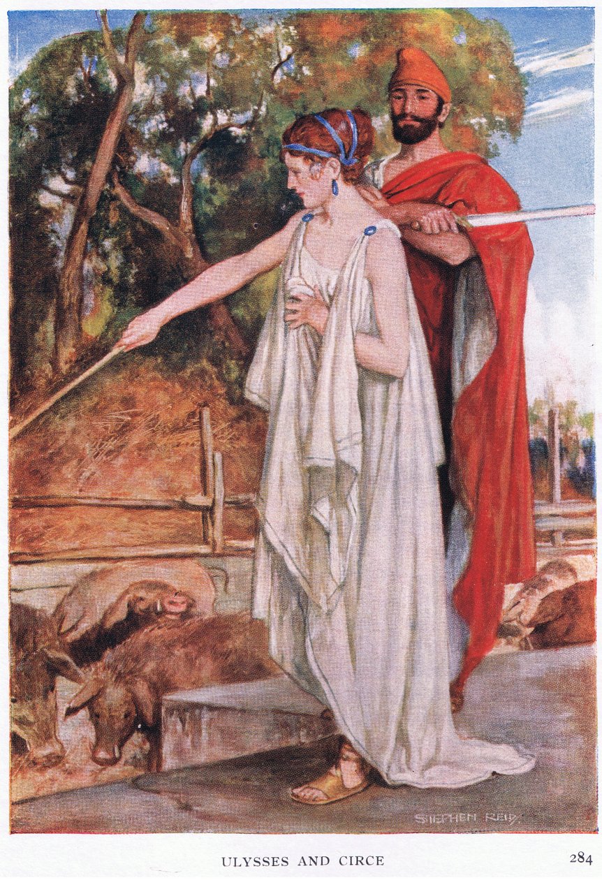 Ulysses en Circe door Stephen Reid