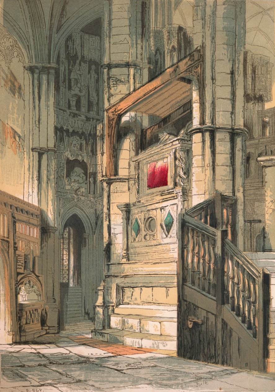 Westminster Abbey. Zuidelijke Zijbeuk van het Koor door Stephen Sly