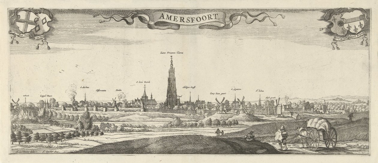 Gezicht op Amersfoort door Steven van Lamsweerde