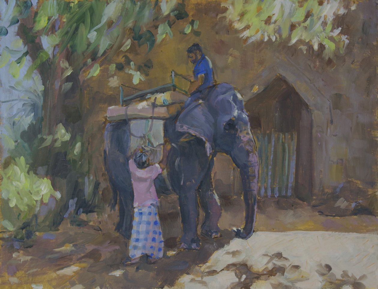 Olifant, Sri Lanka, 2015 door Sue Wales