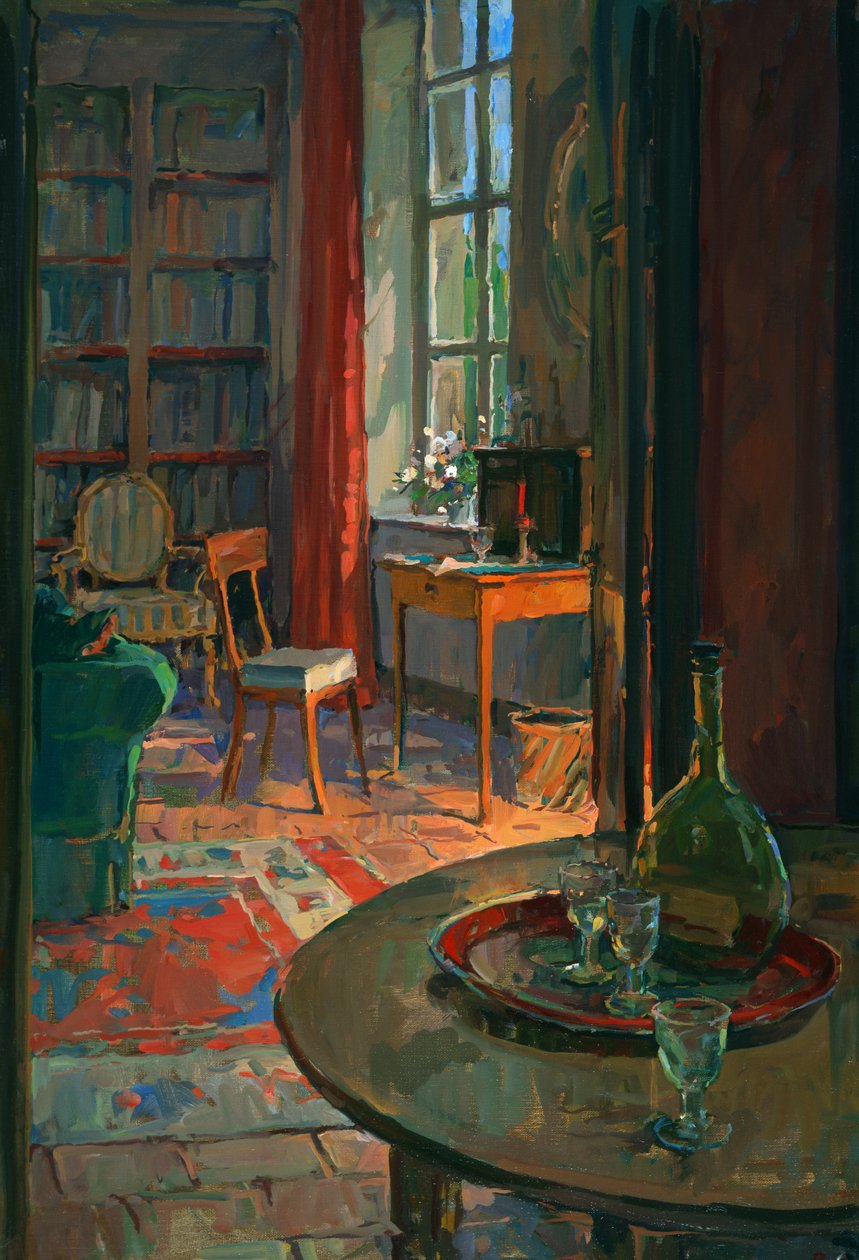 Interieur bij La Forge, Bretagne door Susan Ryder