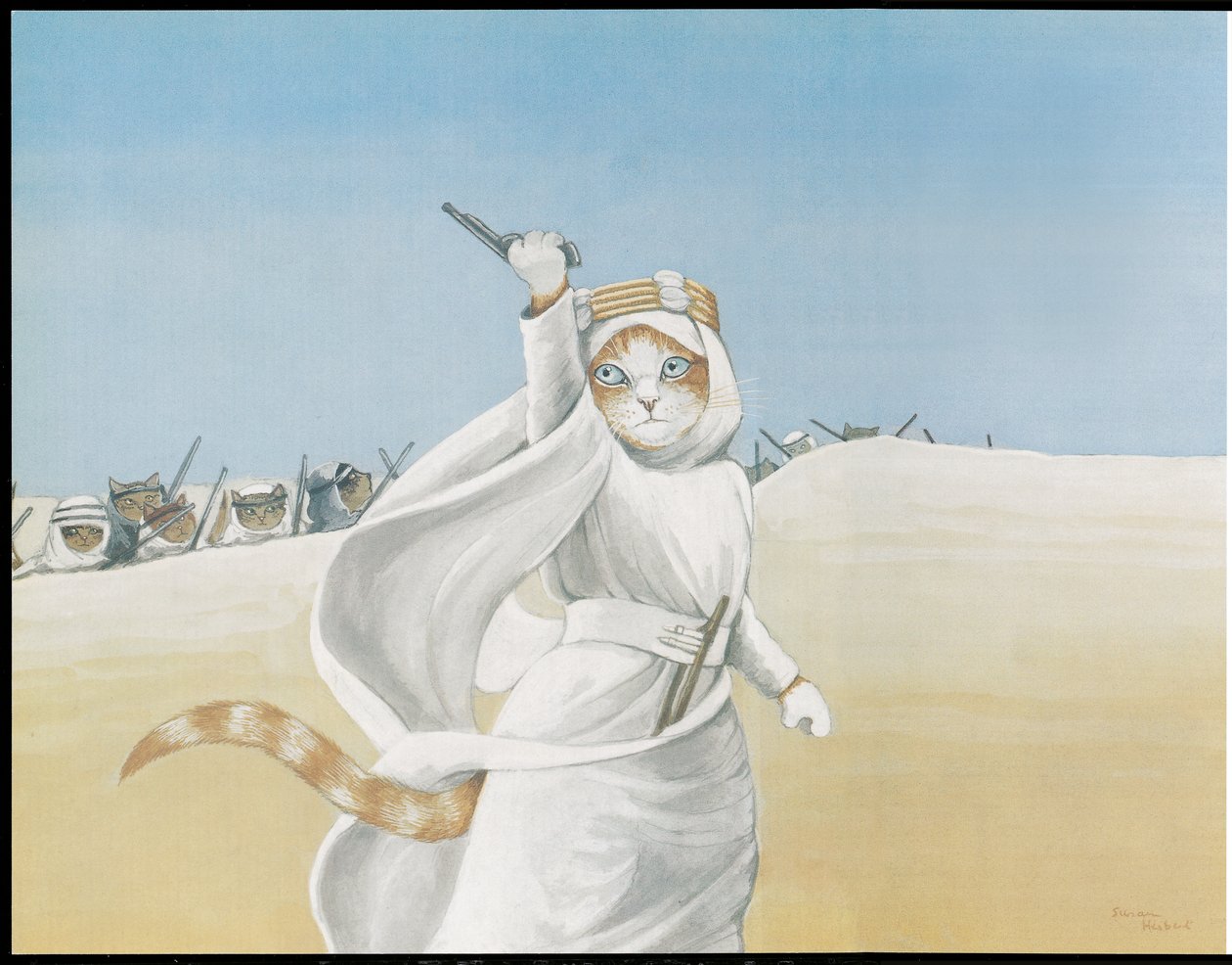 Illustratie uit de Film Cats (pub. 2006) door Susan Herbert